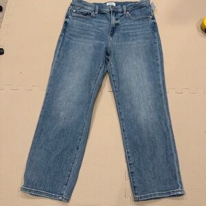 Pistola Monroe High-Rise Cigarette Jeans - Size 32 - Light Wash